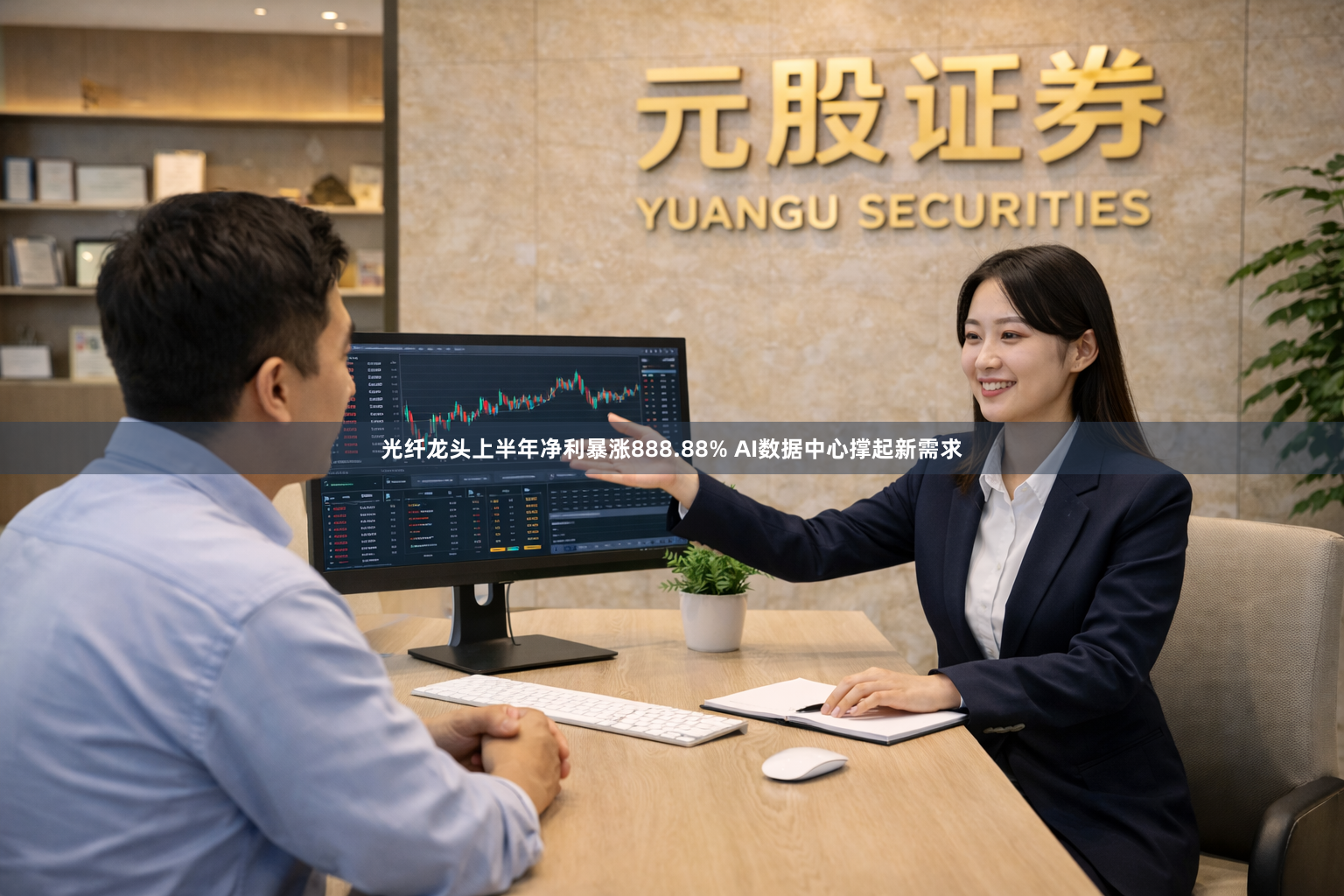 光纤龙头上半年净利暴涨888.88% AI数据中心撑起新需求